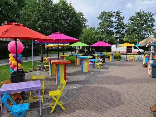 Parasol - beach (incl voet) 2,5m